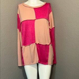Colorblock Long Sleeve Top